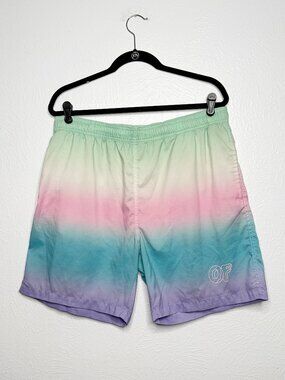 OF Odd Future Ombre Men's Swim Trunks Size Large
